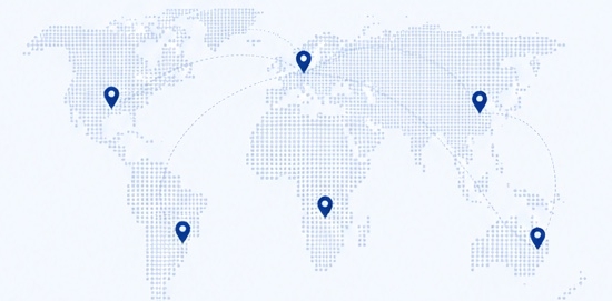 Sardina Systems Marketplace provider map